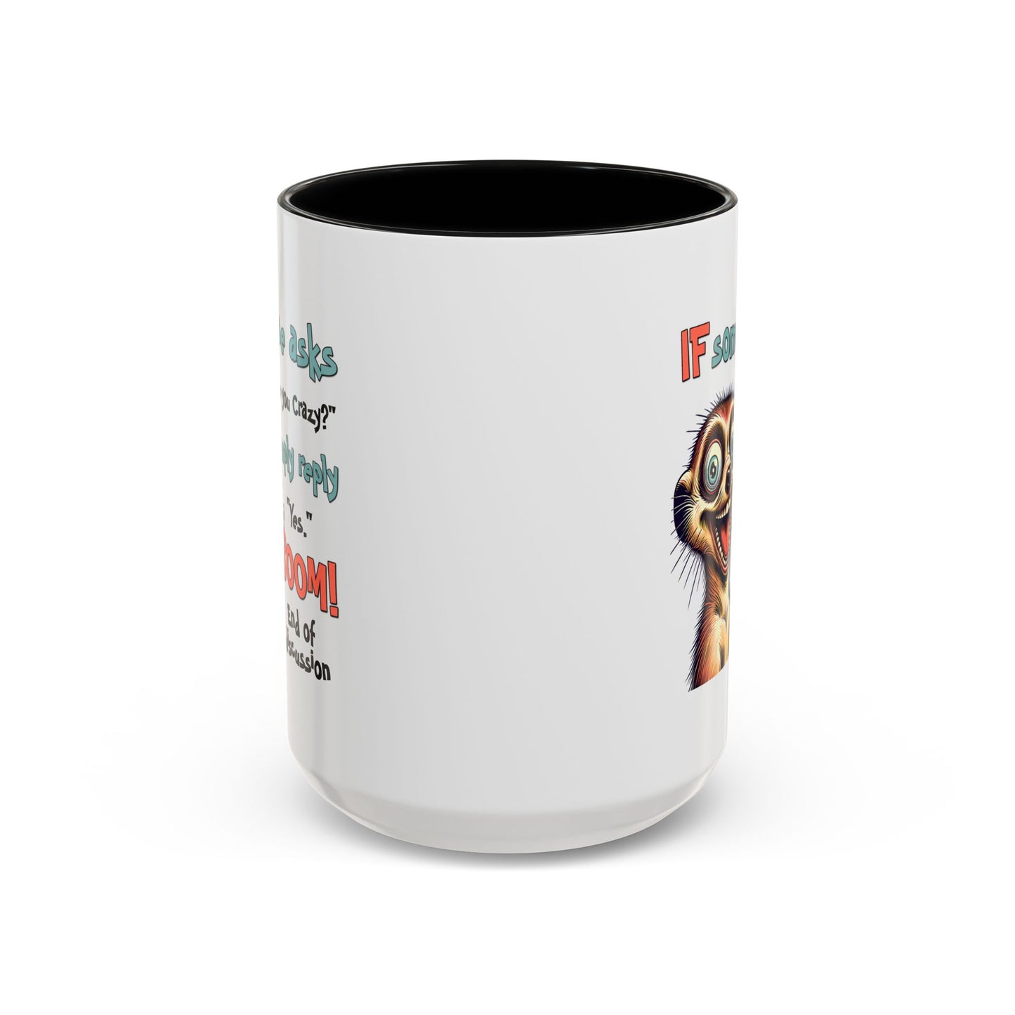 Humor Mug - If Someone Asks Are You Crazy