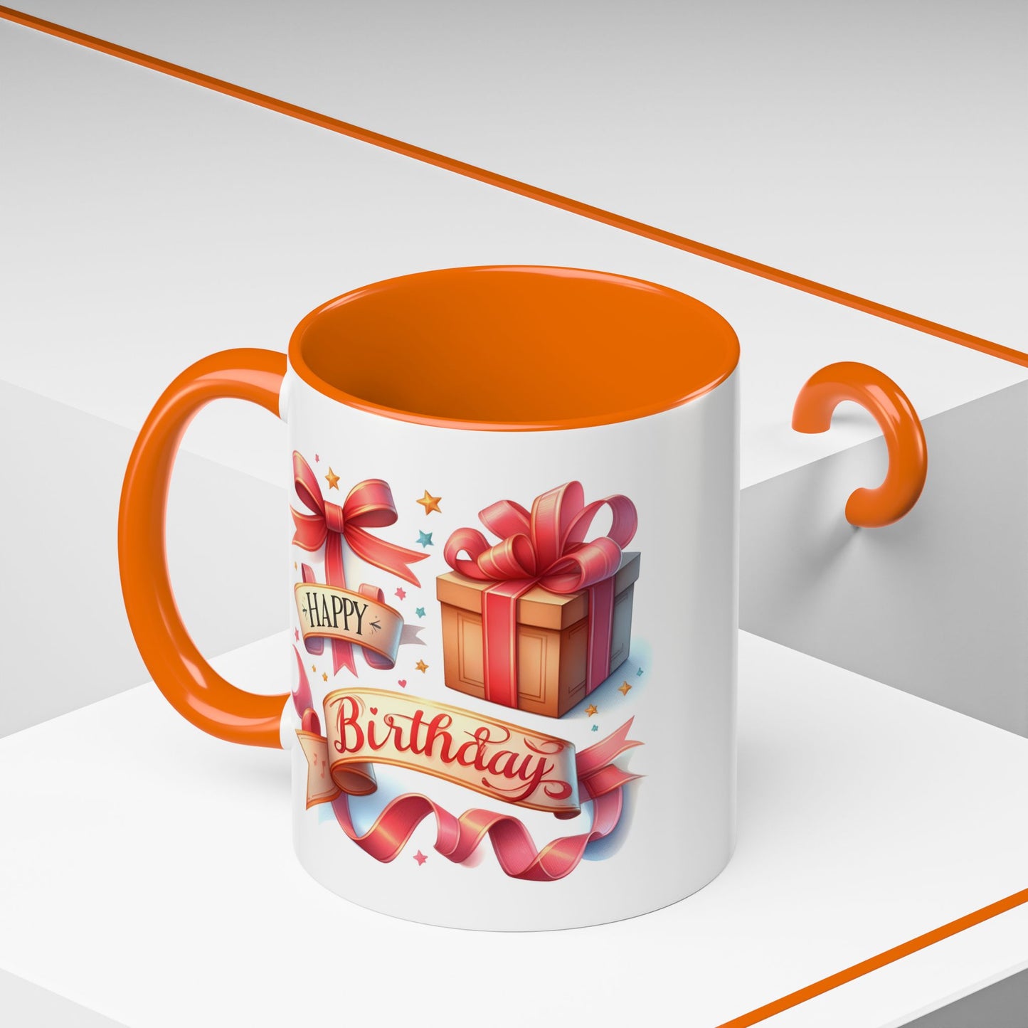 Birthday Mug - Present Ribbon