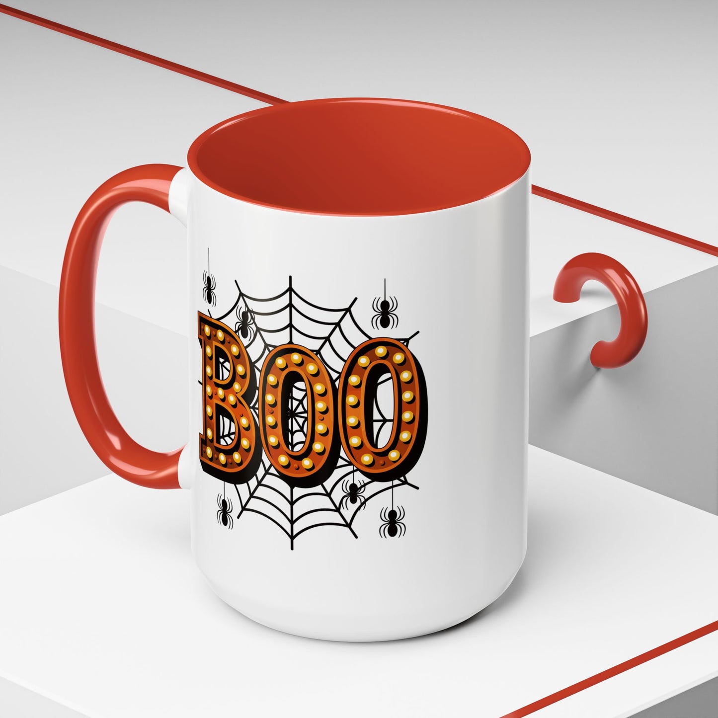 Halloween Mug - Boo Spider Web