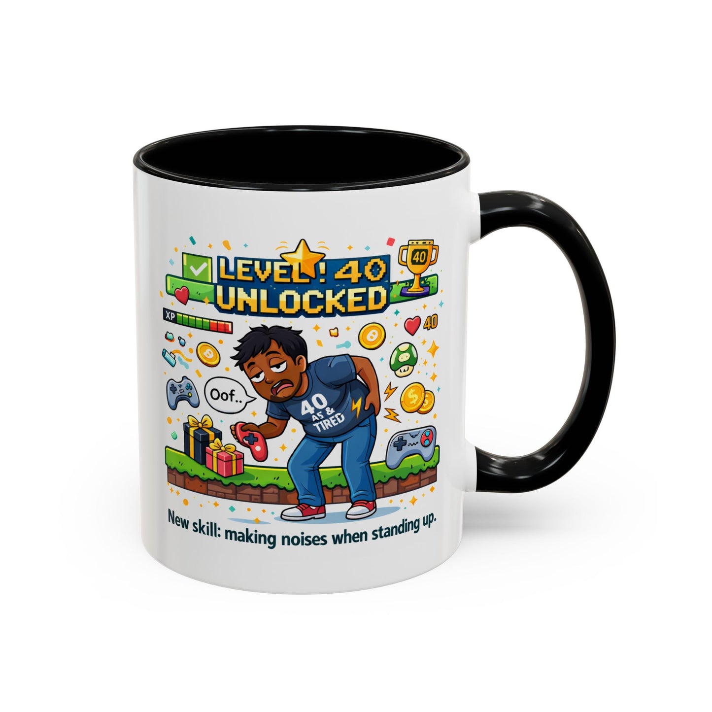 Birthday Mug - Level 40 Unlocked