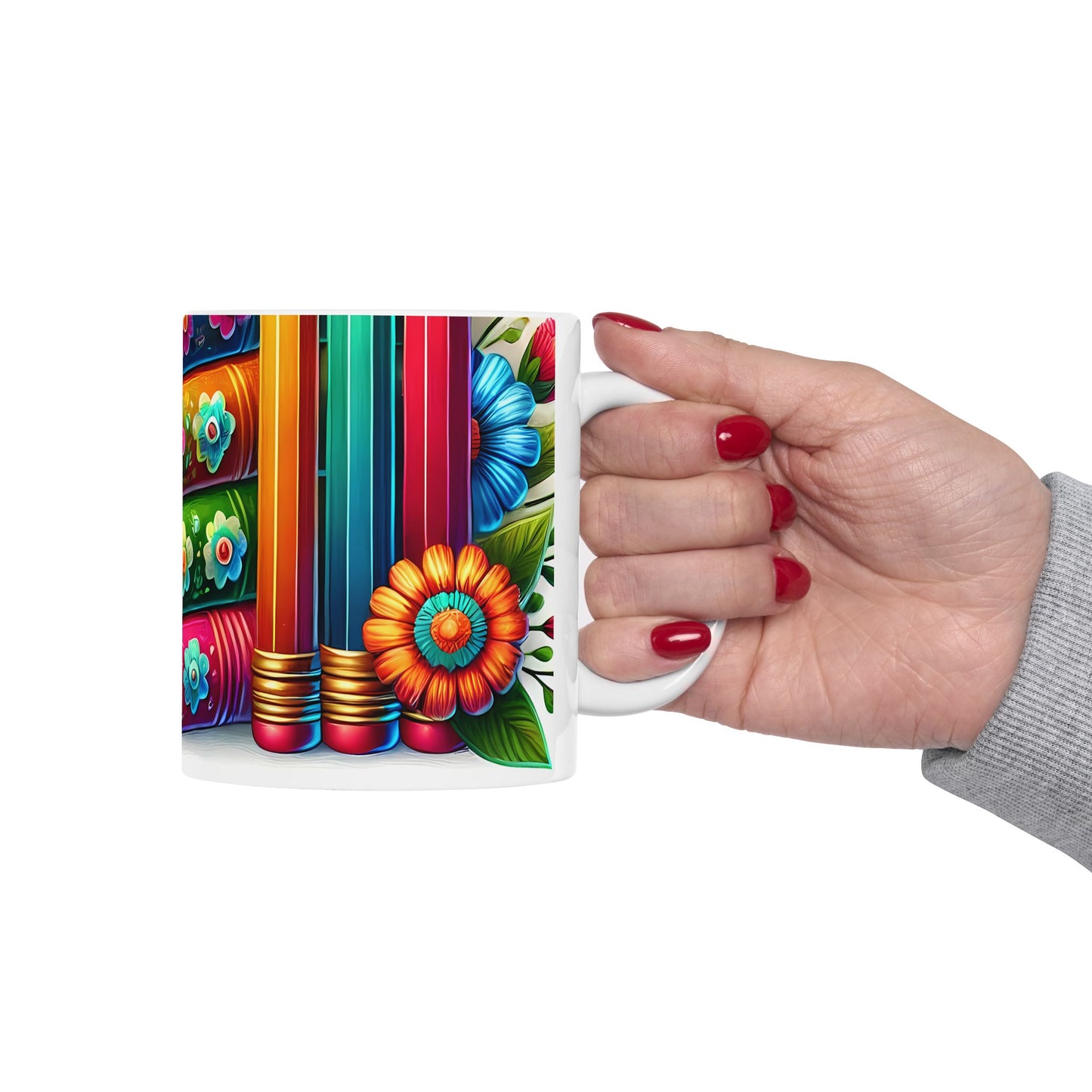 Artistic Mug - Flower Books