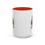 Christmas Mug - Merry Christmas Red & White Camper