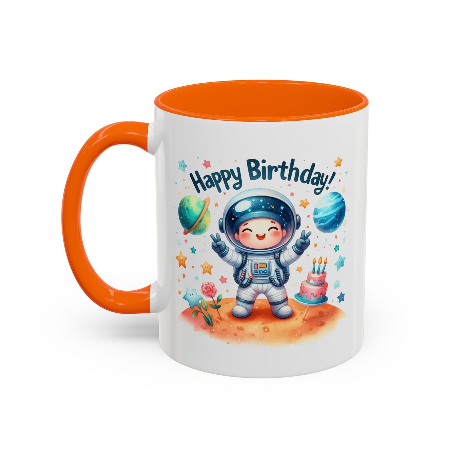 Birthday Mug - Happy Birthday Astronaut