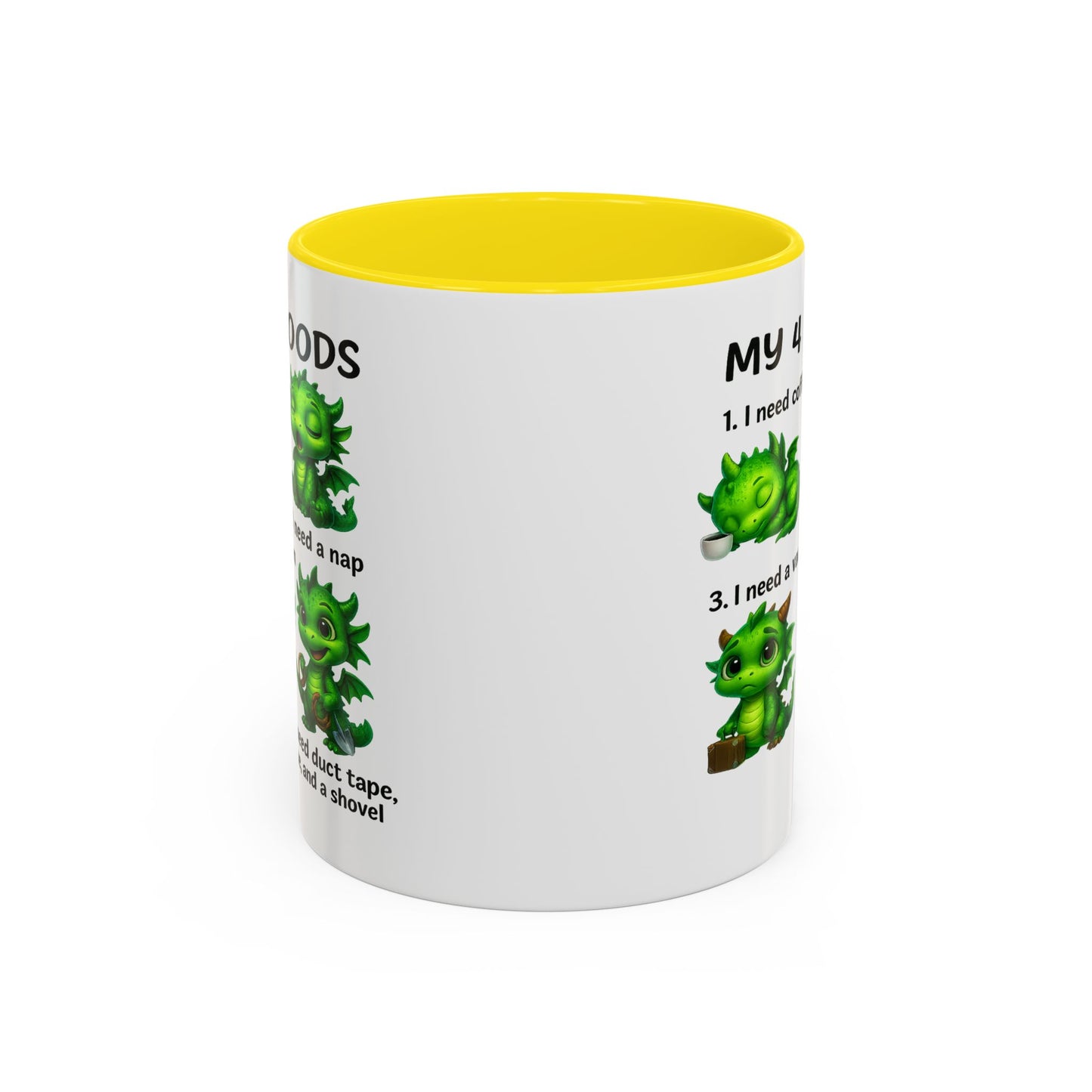 Humor Mug - My 4 Moods Dragon