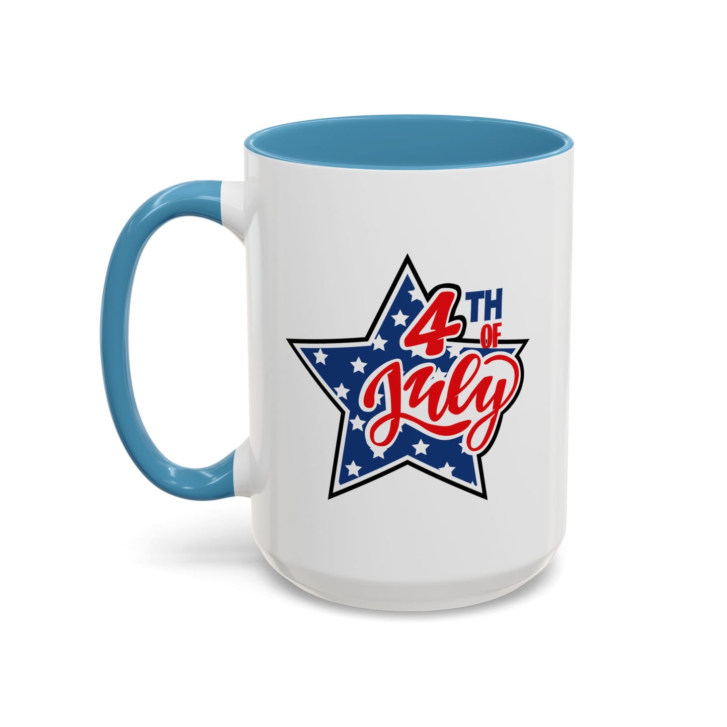 4th of July Mug - 4th of July Star Flag