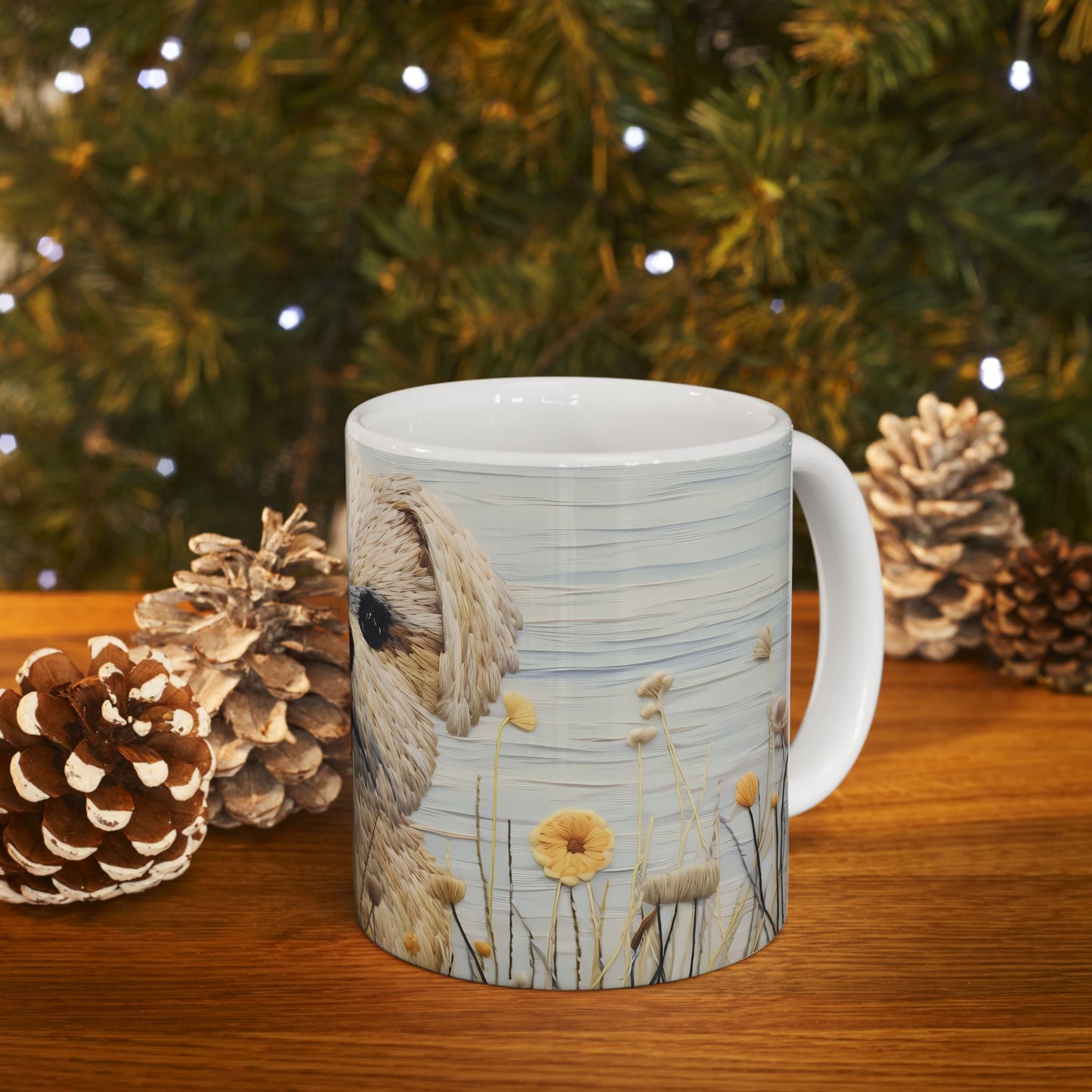 Artistic Mug - Felted Dog