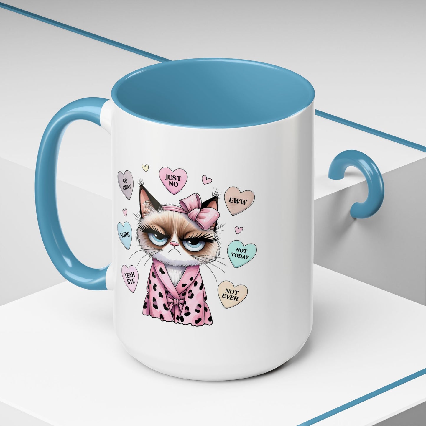 Animal Mug - Conversation Hearts