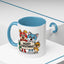 Christmas Mug - Merry Christmas Black Text Mouse Dog Cat Bird