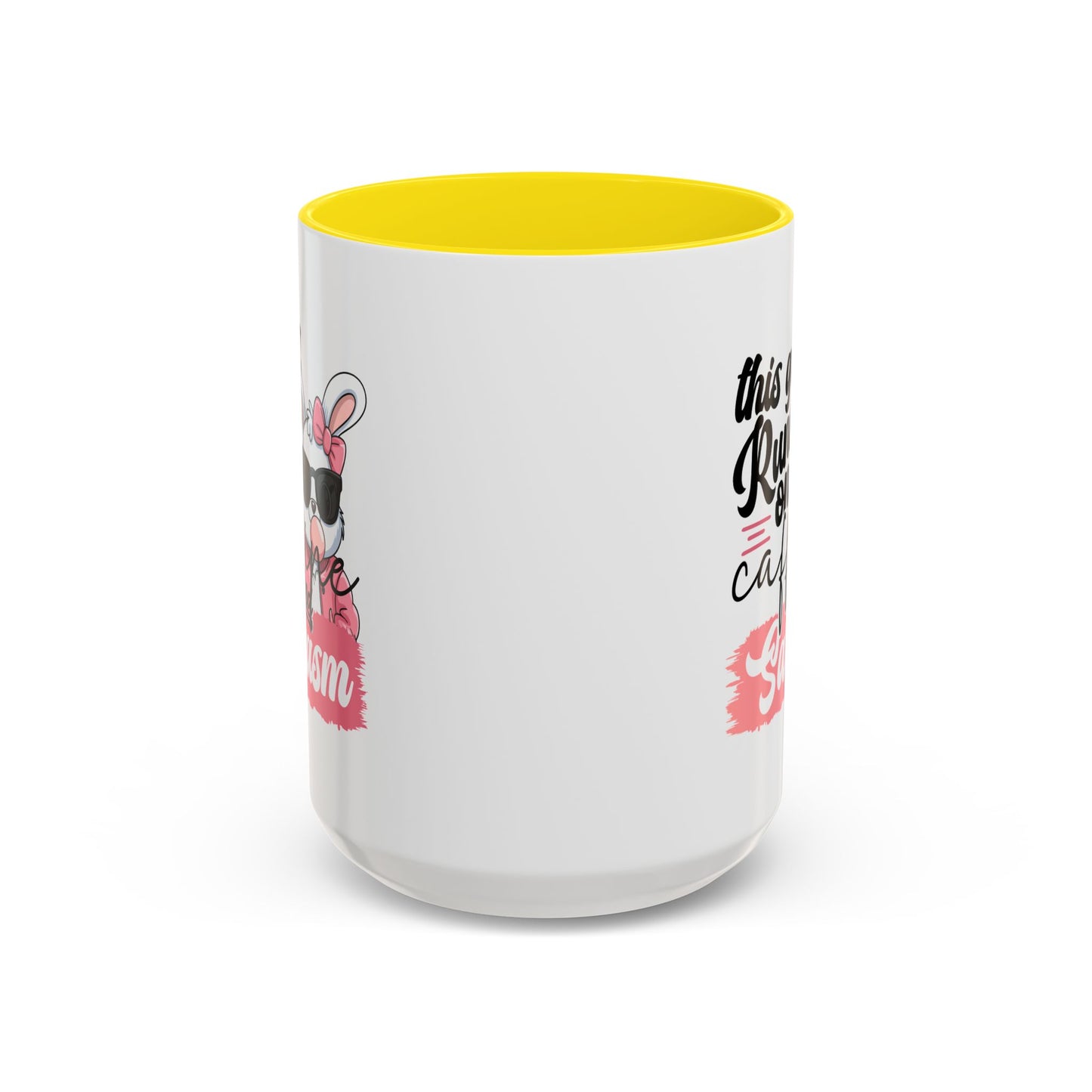 Humor Mug - This Girl Runs on Caffeine & Sarcasm