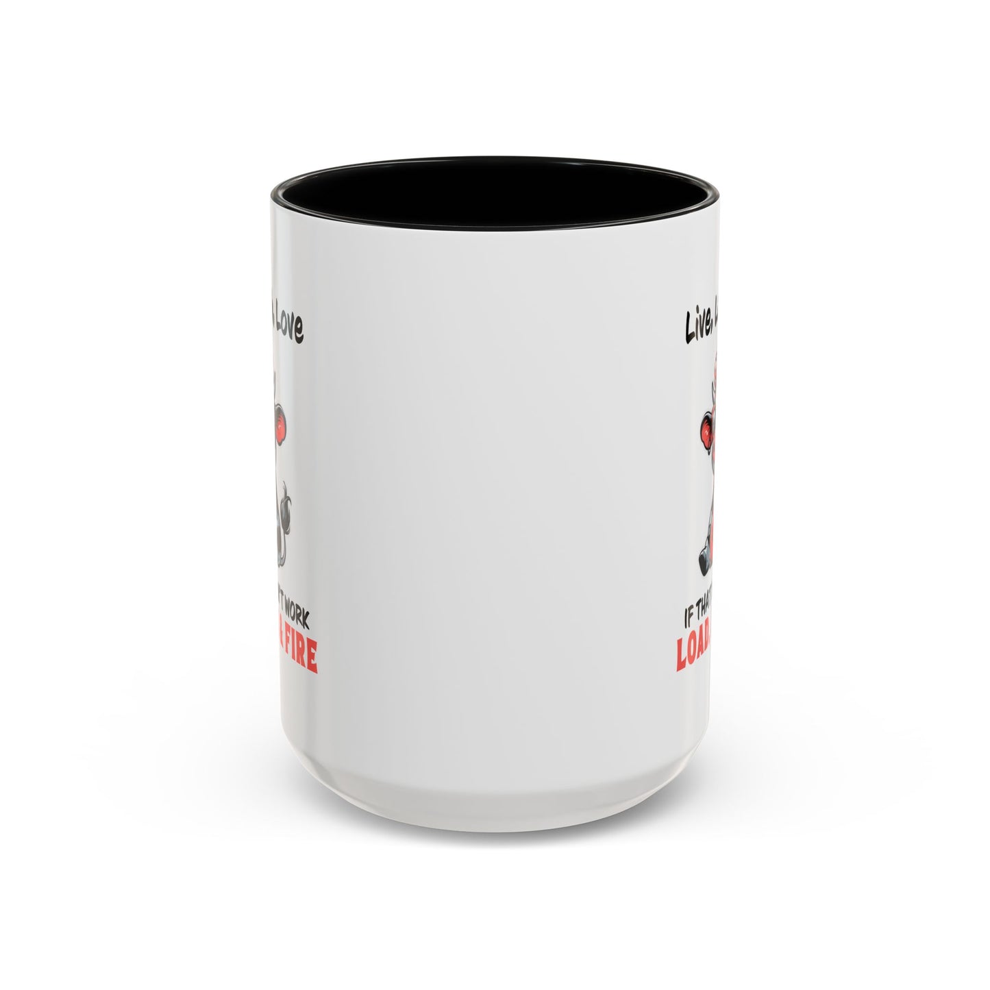 Humor Mug - Live Laugh Love Cow