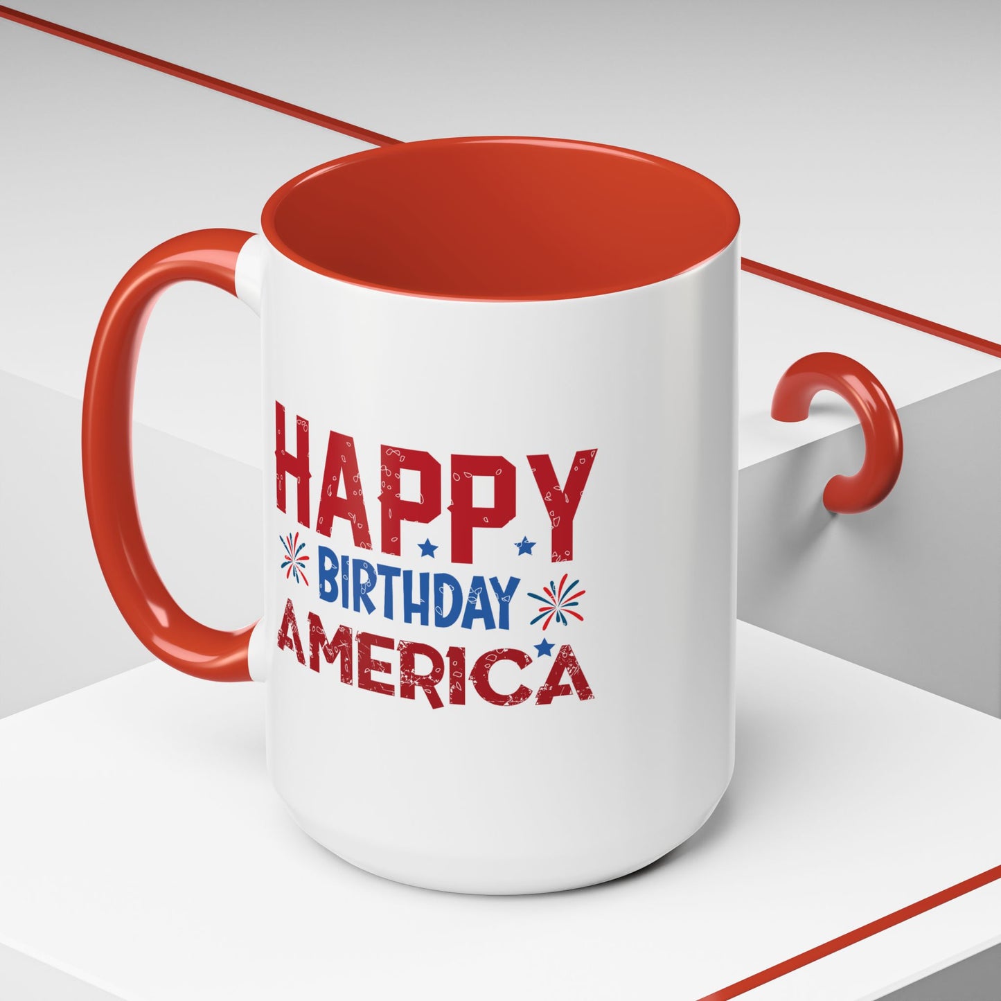 4th of July Mug - Happy Birthday America Celebrations