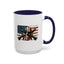 4th of July Mug - Skull Guns Flag