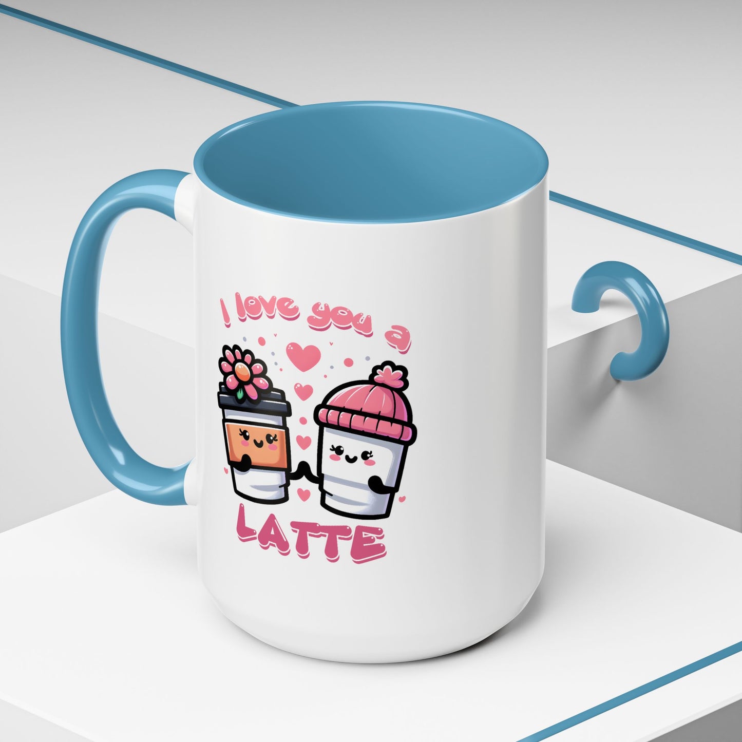 Valentine's Day Mug - I Love You A Latte Cute