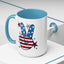 4th of July Mug - America Peace Sign