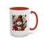 Christmas Mug - Red and Green Snowman