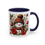Christmas Mug - Red and Green Snowman