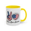 4th of July Mug - Peace Love America