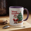 Christmas Mug - Merry Christmas Red Text Santa Tree Presents
