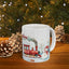 Christmas Mug - Merry Christmas Snowy Landscape Train