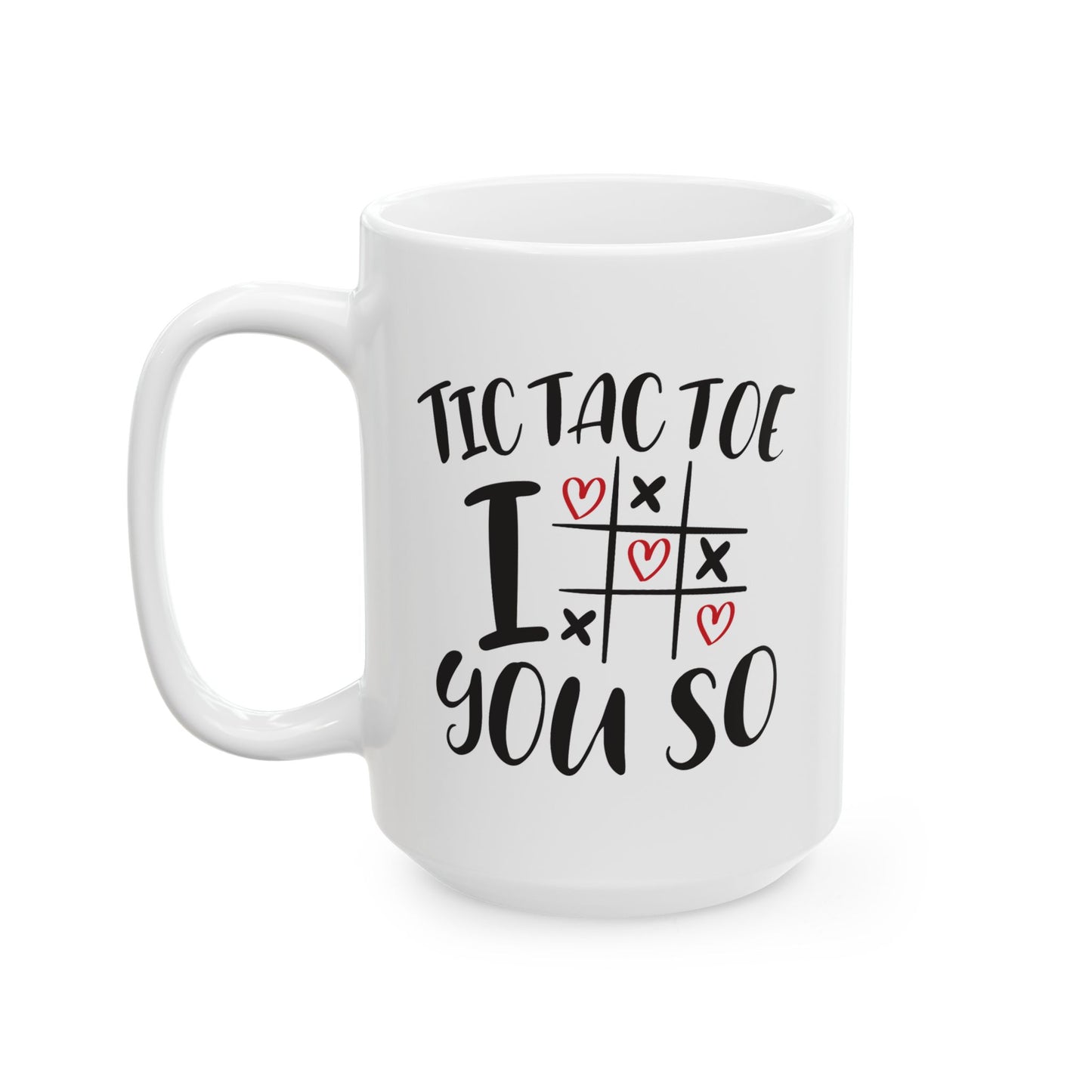 Valentine's Day Mug - Tic Tac Toe
