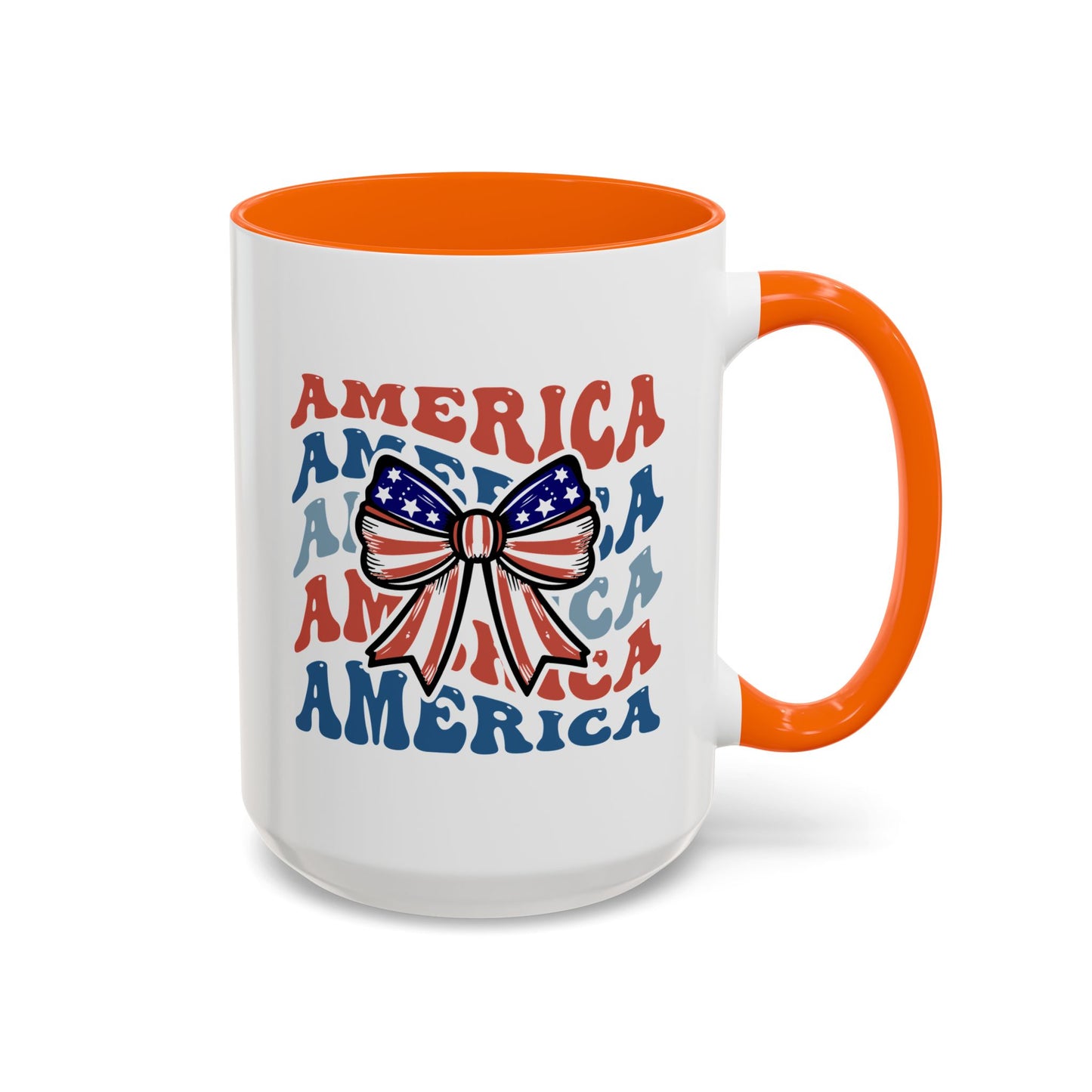 4th of July Mug - America Bow