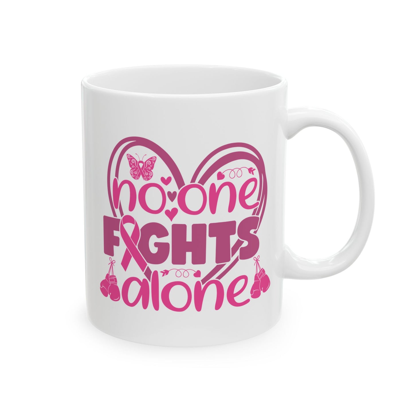 Support Mug - No One Fights Alone