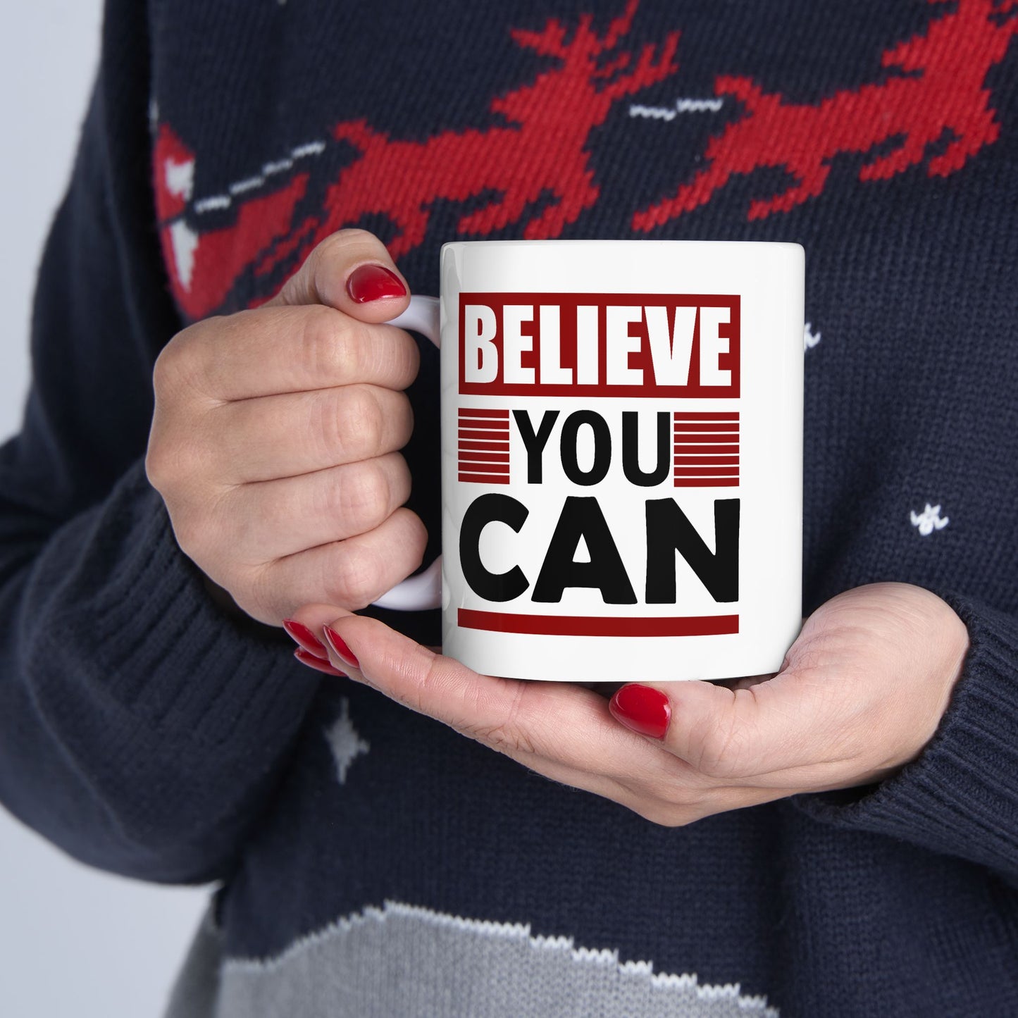 Motivation Mug - Believe You Can Messsage