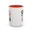 Christmas Mug - Merry Christmas Green Text Presents Tree Candy Cane