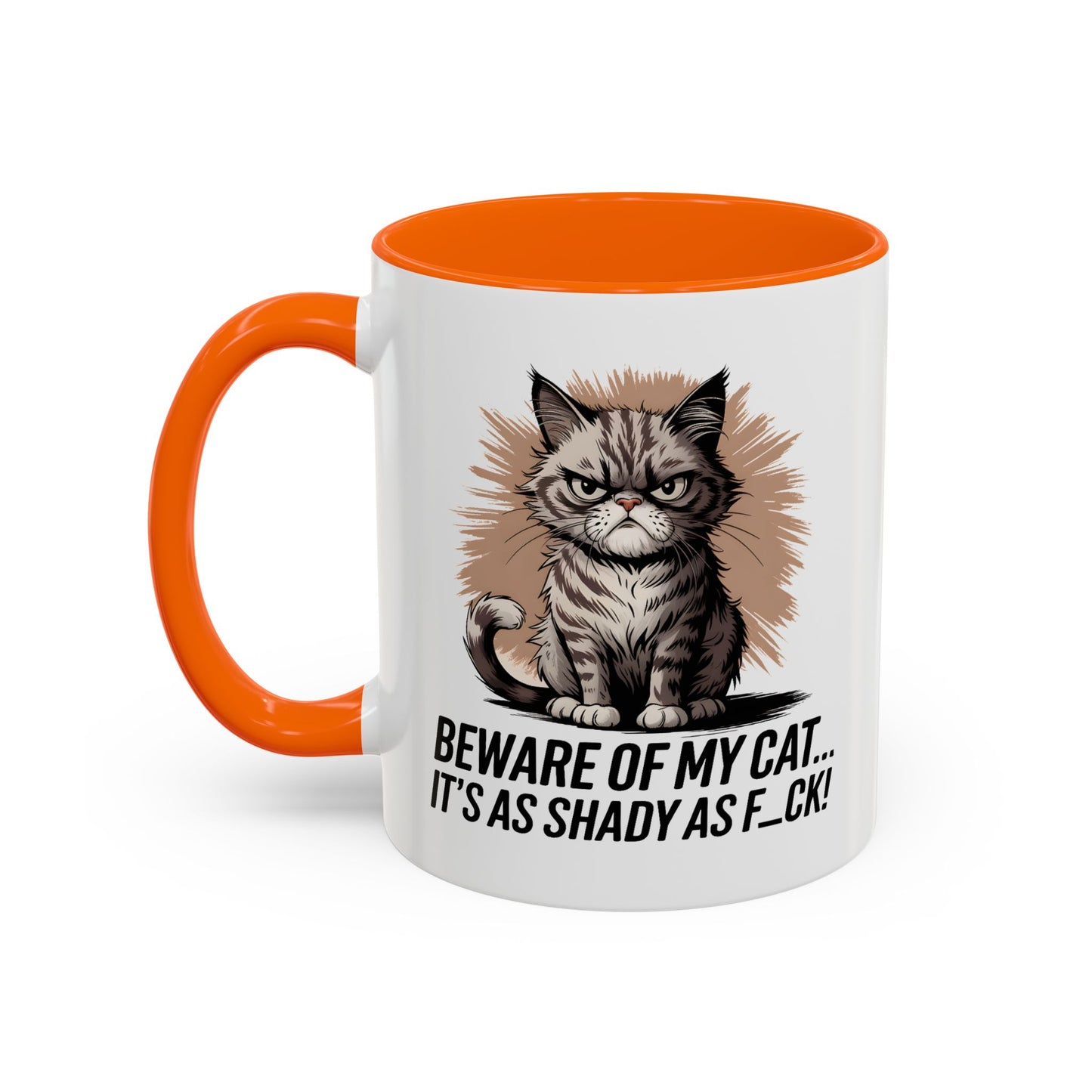 Humor Mug - Beware of My Cat