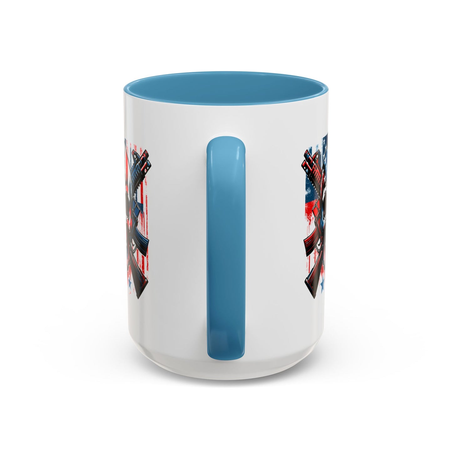 4th of July Mug - Skull With American Flag