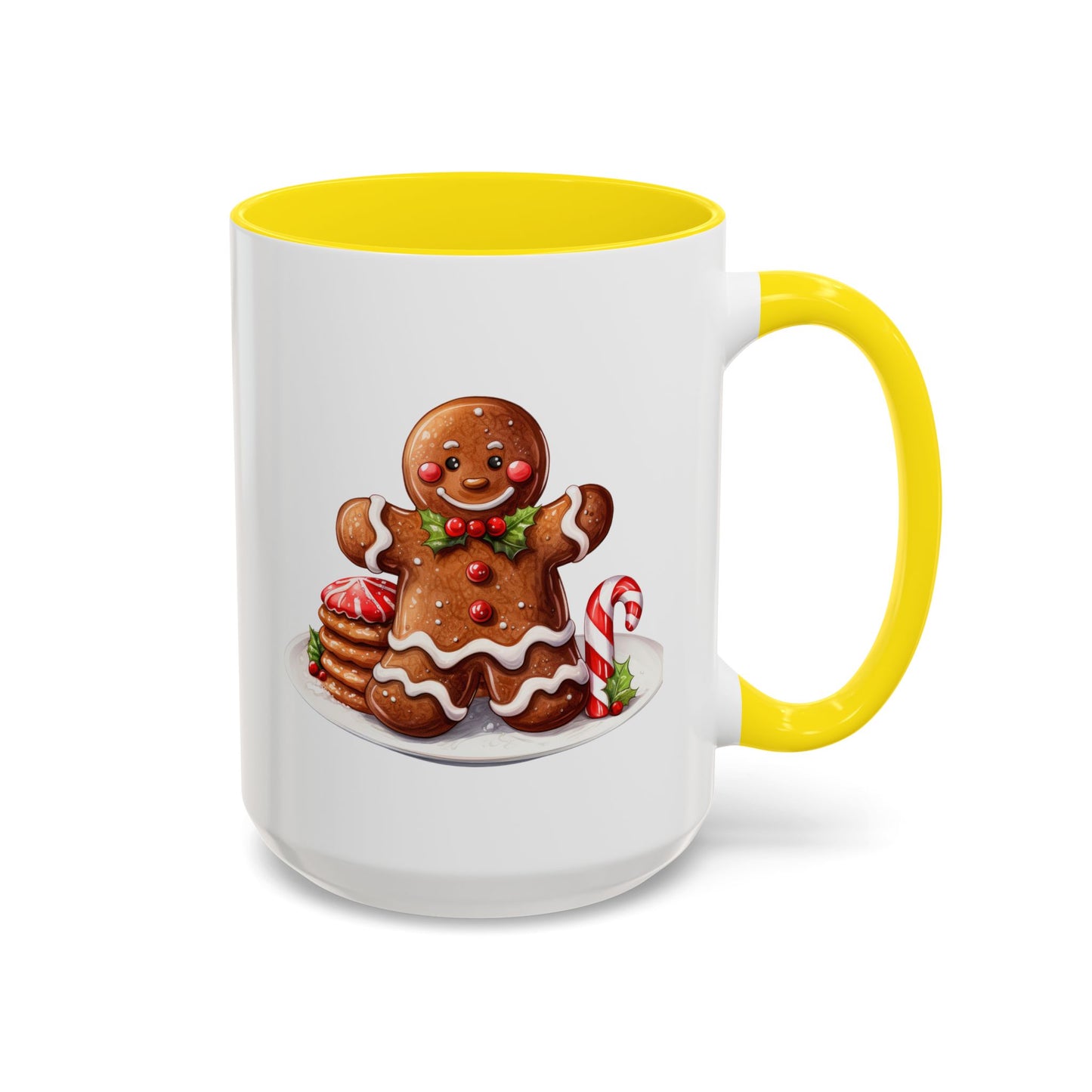 Christmas Mug - Gingerbread Man Cookies and Candy