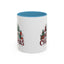 Christmas Mug - Merry Christmas Tartan Text Trees Presents