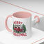 Christmas Mug - Merry Christmas Red & White Camper