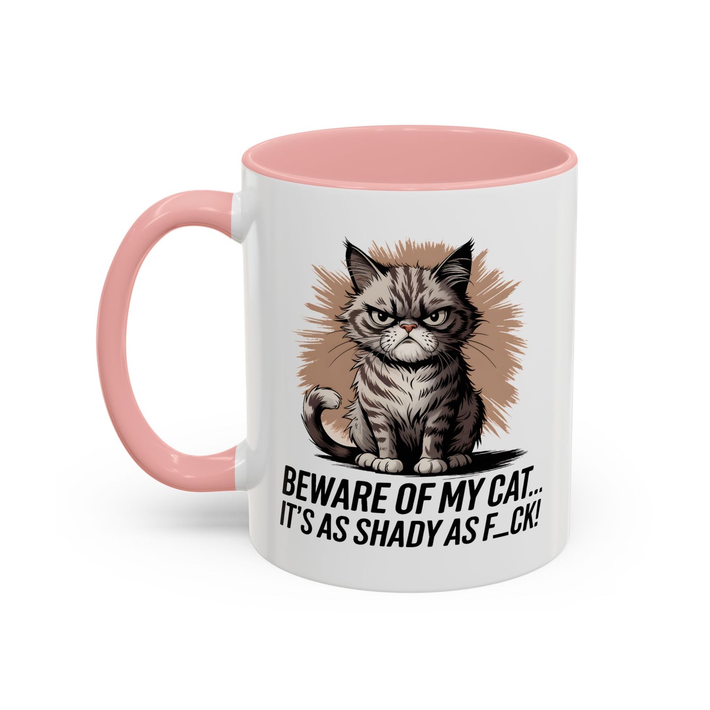 Humor Mug - Beware of My Cat