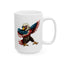 4th of July Mug - Patriotic Bald Eagle American Flag