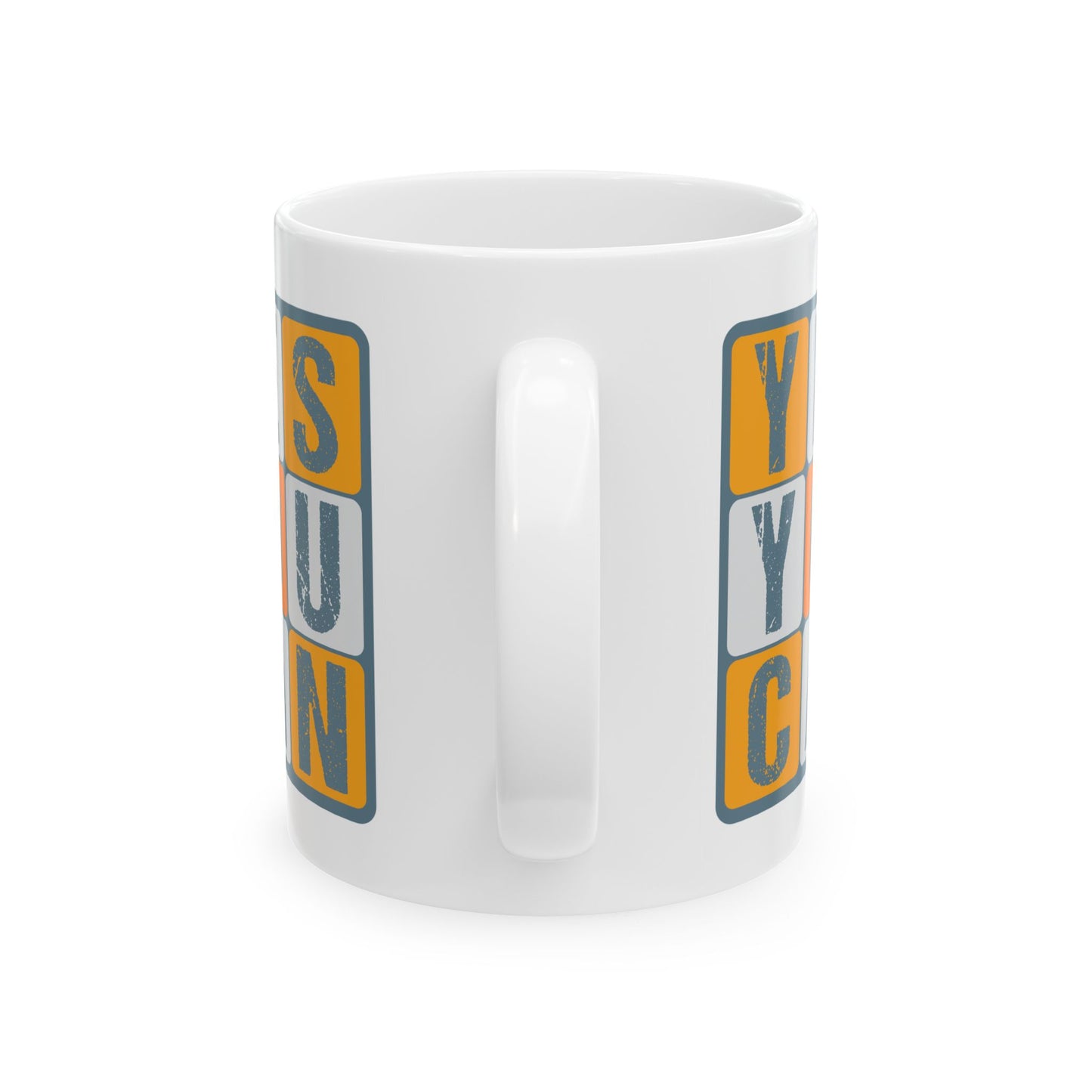 Motivation Mug - Yes You Can Squares