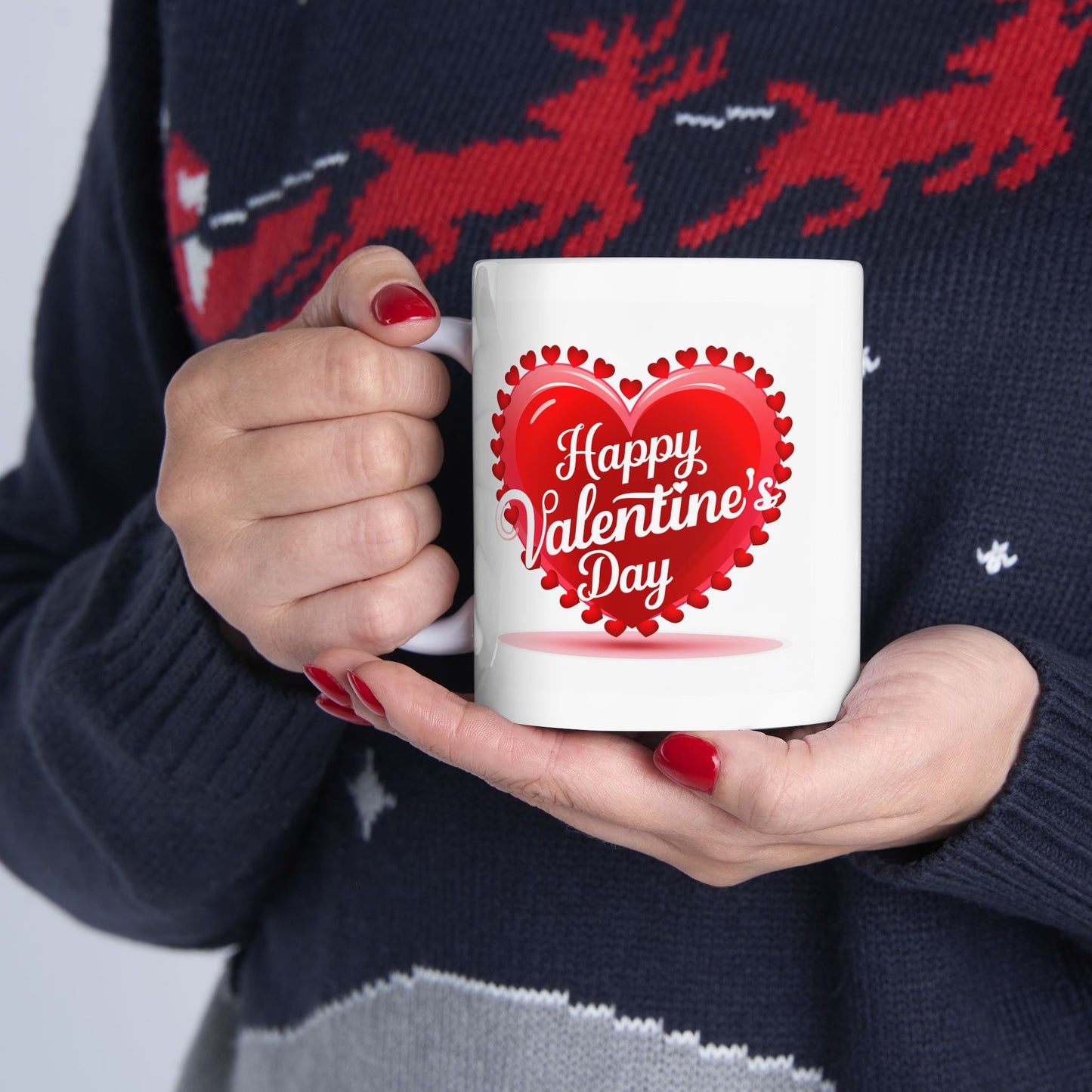 Valentine's Day Mug - Happy Red Heart