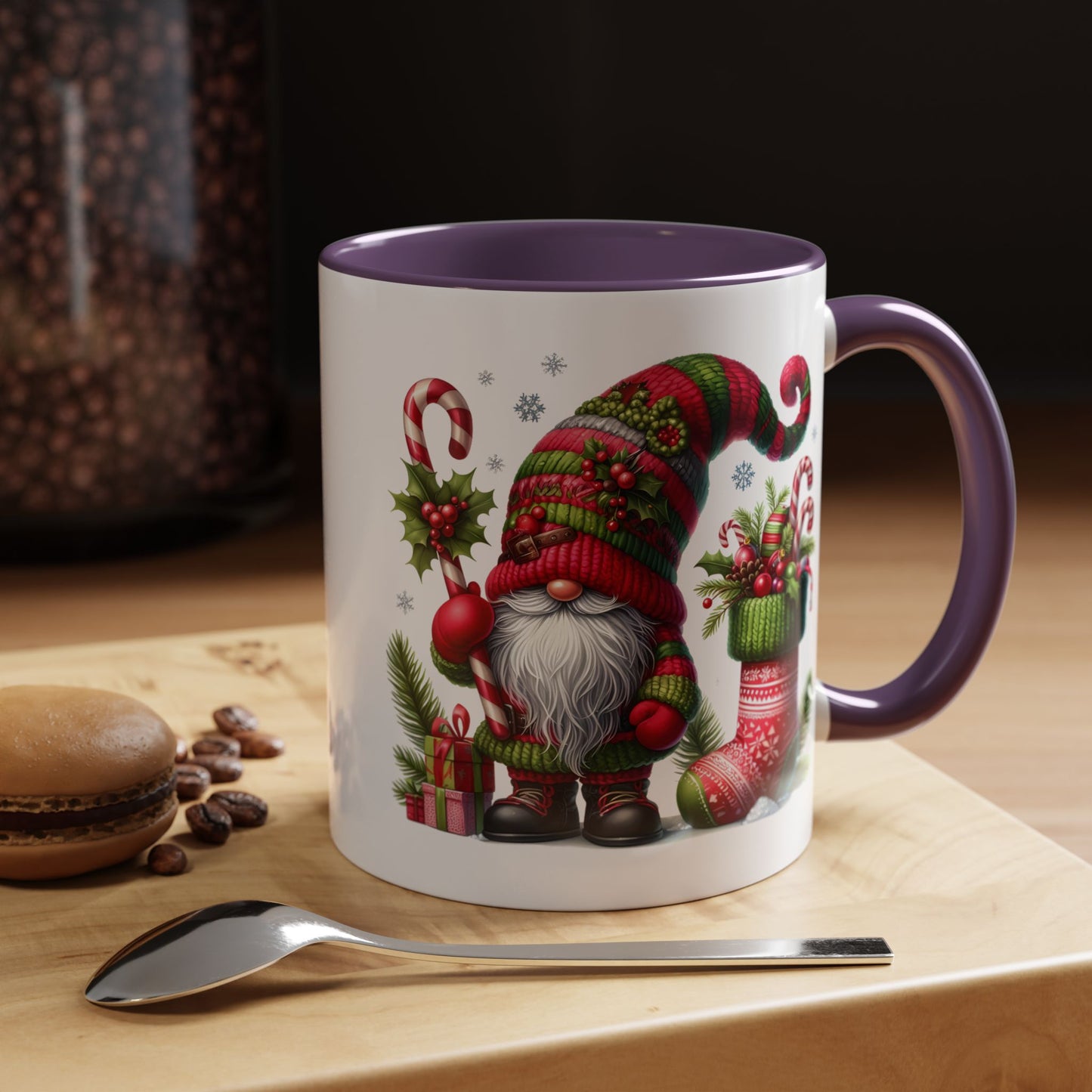 Christmas Mug - Gnome and Christmas Stocking