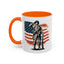 4th of July Mug - American Soldier Flag