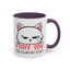 Adult Mug - Fluff You White Cat