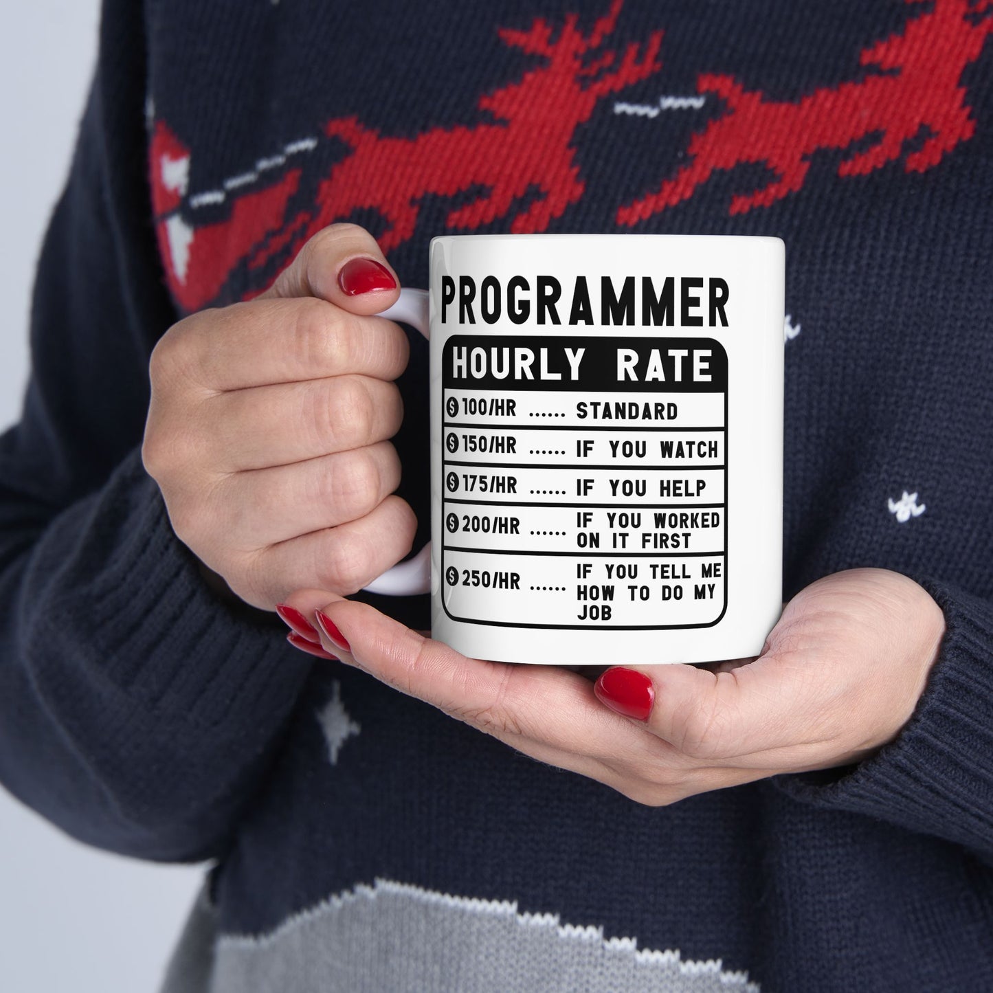 Office Mug - Programmer Hourly Rate