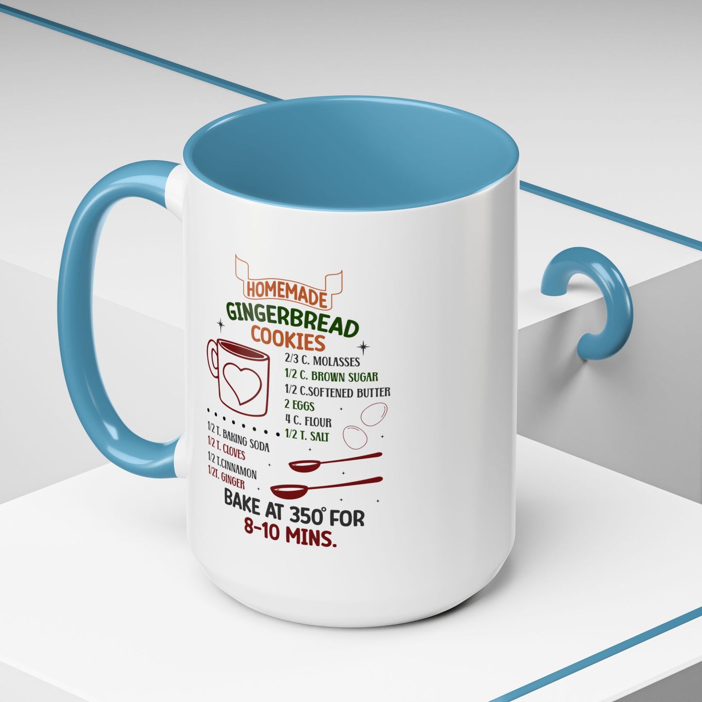 Christmas Mug - Homemade Gingerbread Cookies Recipe