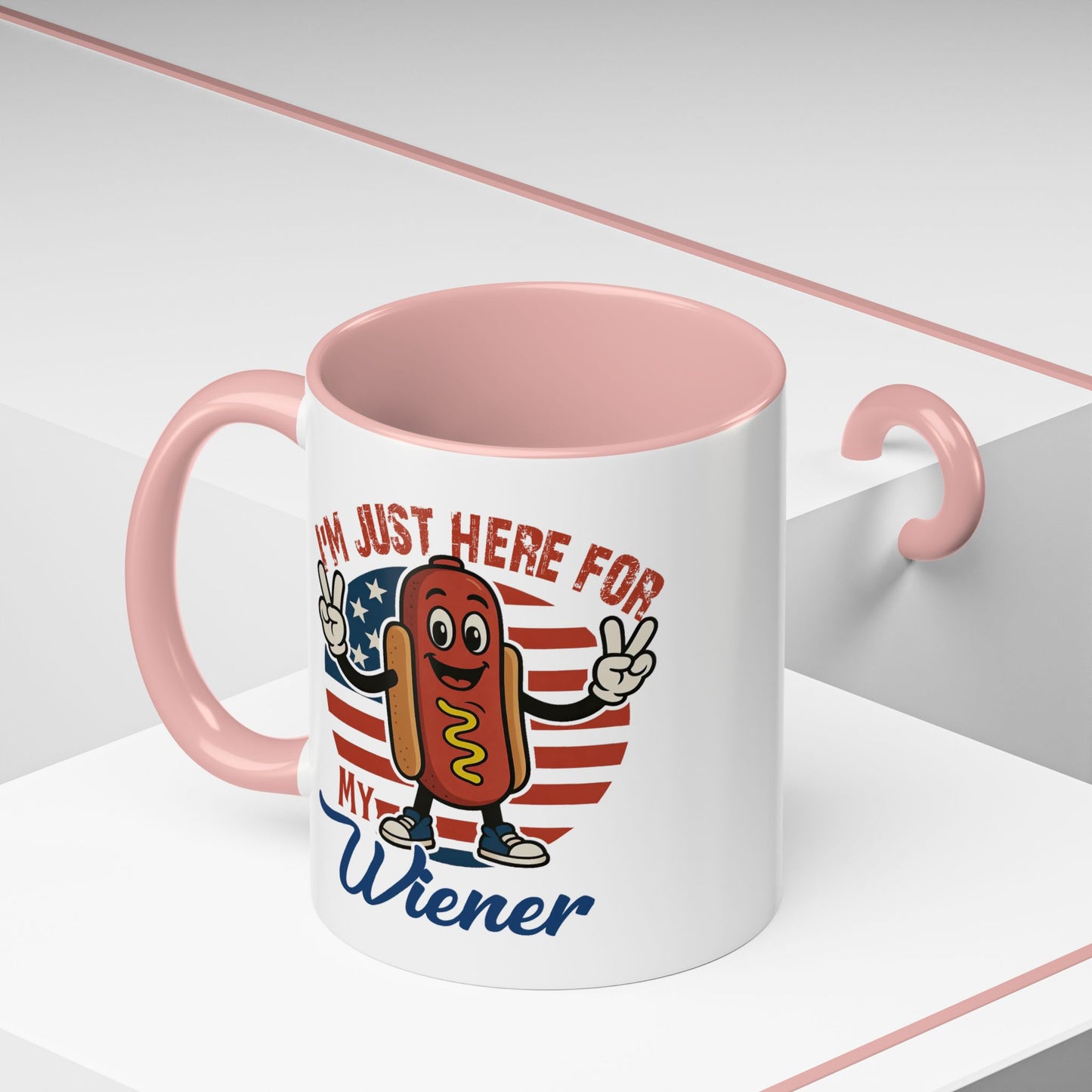 Adult Mug - I'm Just Here For My Wiener