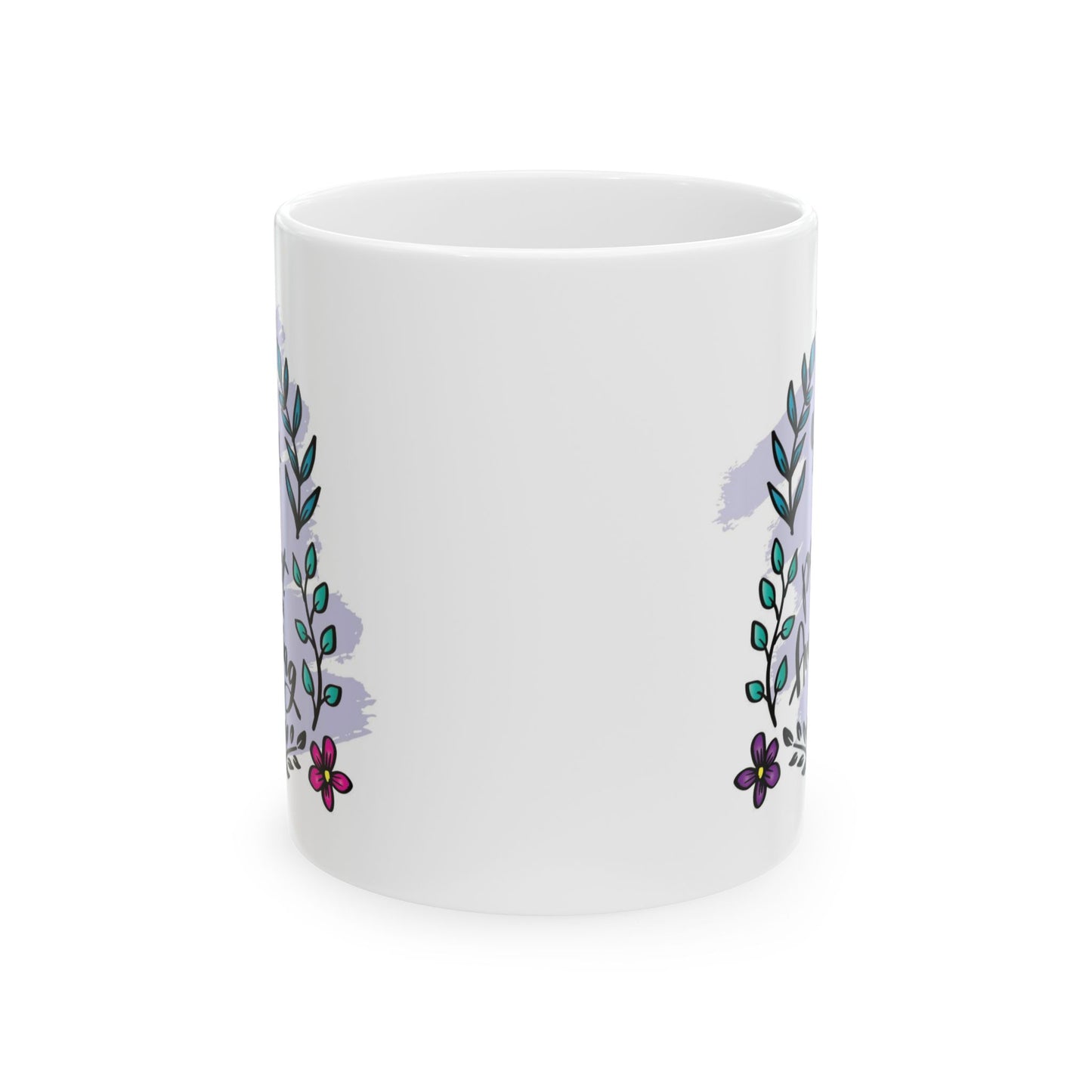 Motivation Mug - You Don't Have to Be Perfect To Be Amazing Flowers