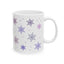 Christmas Mug - Pink & Purple Snowflakes Pattern