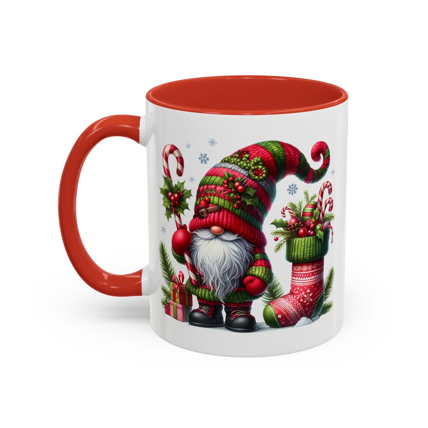 Christmas Mug - Gnome and Christmas Stocking