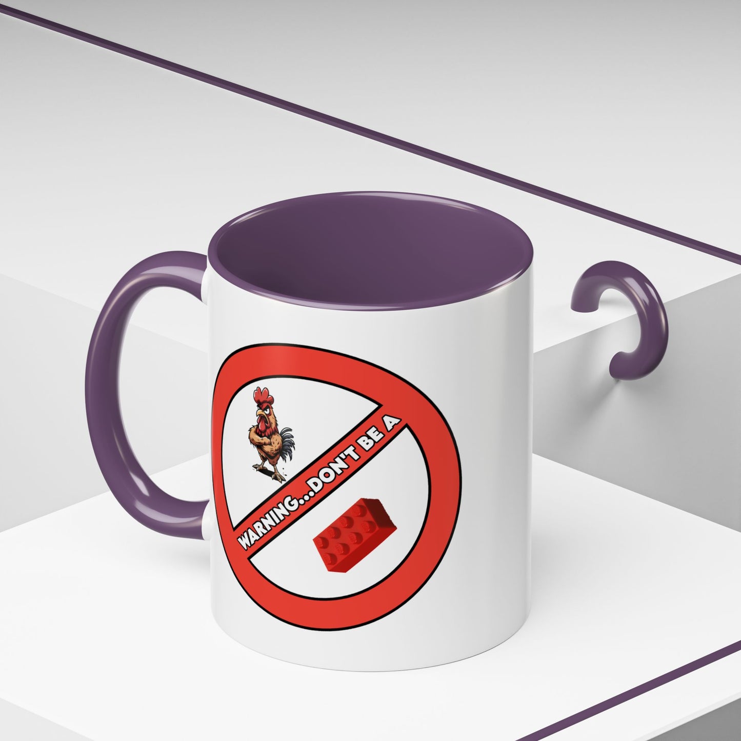 Adult Mug - Warning Don't Be A Cock Blocker
