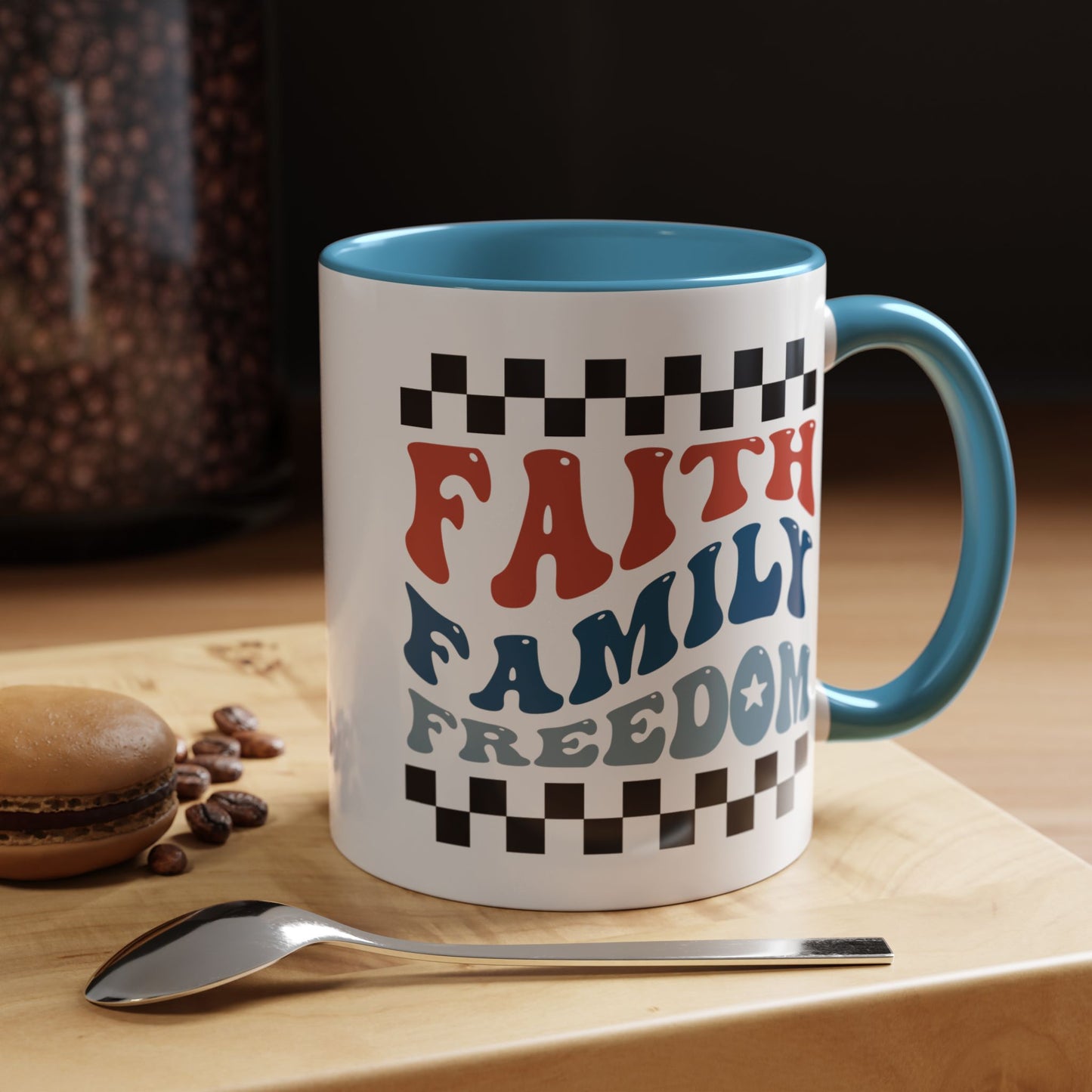 4th of July Mug - Faith Family Freedom