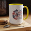 4th of July Mug - God Bless America Sunflower