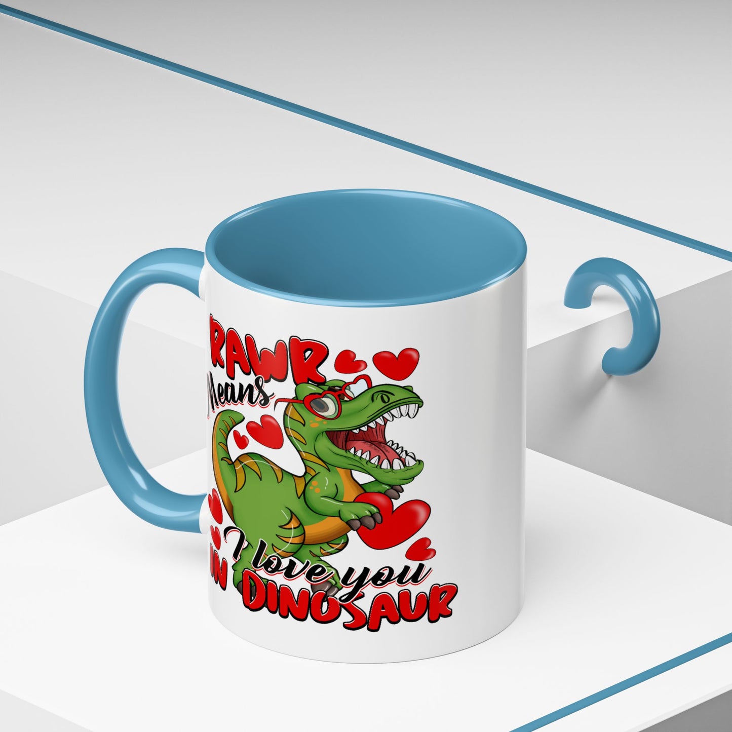 Anniversary Mug - Rawr Means I Love You